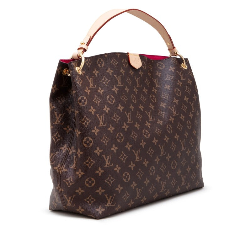 Bag Louis vuitton Ebene Monogram Coated Canvas Graceful MM Gold Hardware, 2021