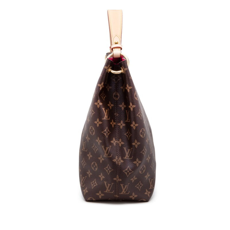 Bag Louis vuitton Ebene Monogram Coated Canvas Graceful MM Gold Hardware, 2021